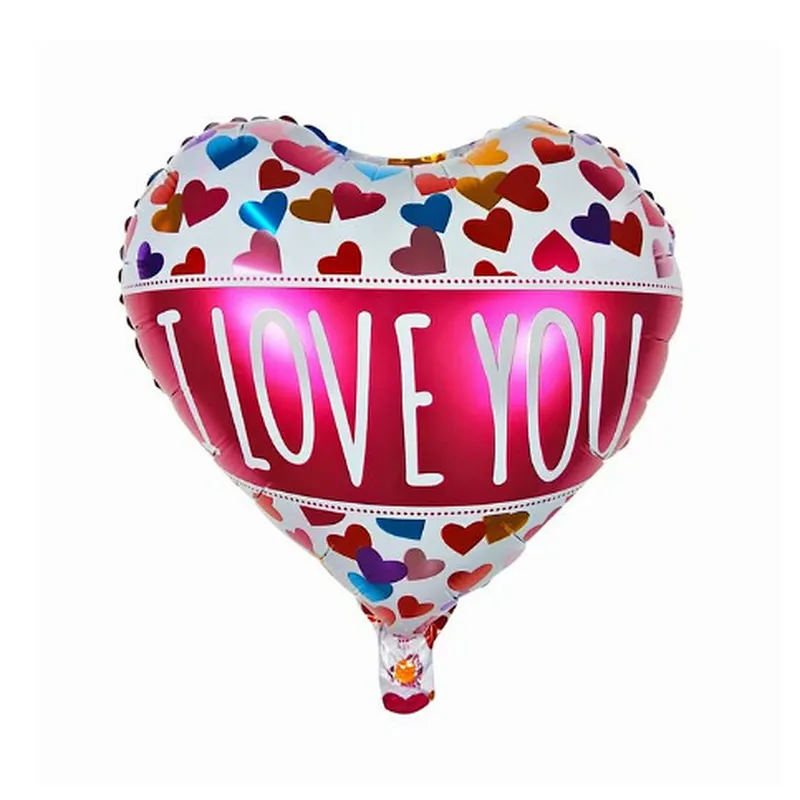 10pcs Love Heart Wedding Balloons Valentines Day Anniversary Party Decoration Inflatable I Love You Helium Balloon Gift Globos