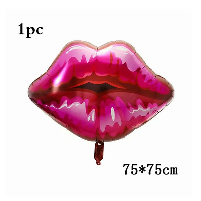 Wholesale Lips Shape and Lipstick Balloon Set Wedding Valentine's Day Party Decoration Balloons