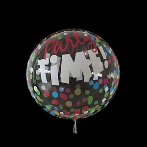 Hot Selling 20inch Transparent PVC Printed Bobo Balloon Inflatable Bobo Balloons Wedding Birthday Baby Shower Decoration Supplies