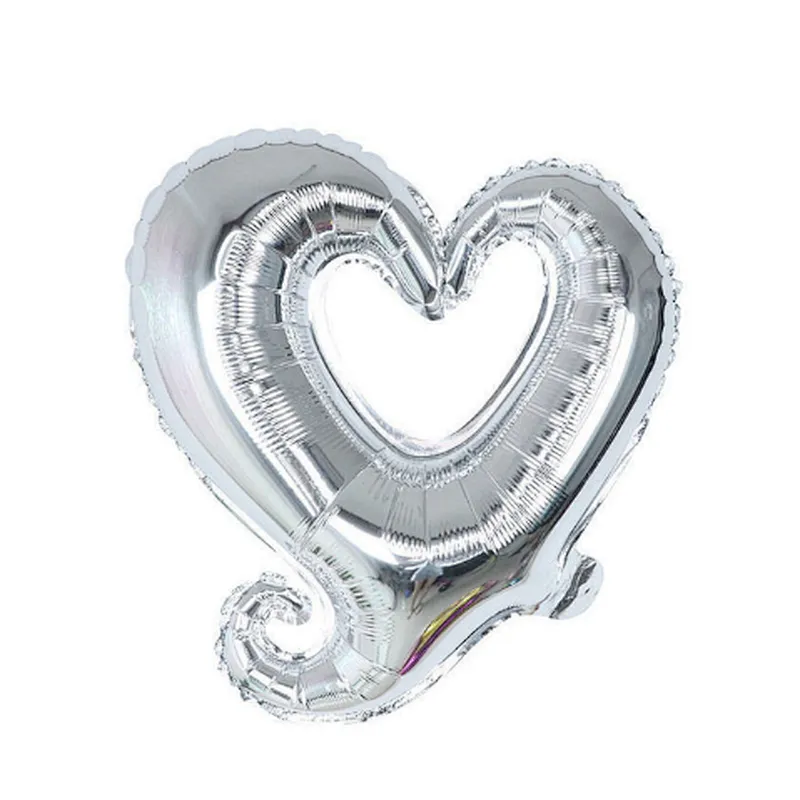 2021 New 18 inch Hook Love Heart Foil Balloons Decorative Mylar Balloons for Engagement Wedding Party Decorations