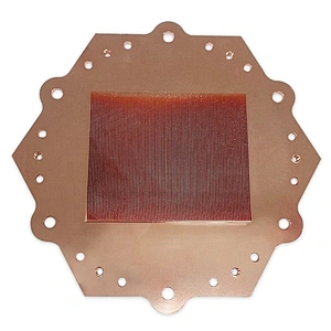 Customized high power skiving CNC cpu industry copper cooling block
