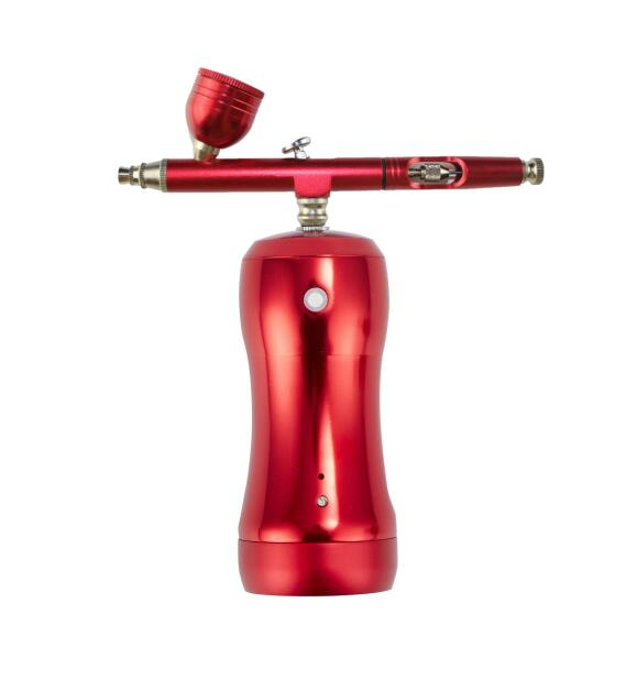 Cordless Handheld Airbrush Compressor & 0.3MM Airbrush With 3 Removable Cups for Nail Art, Makeup, Model Painting