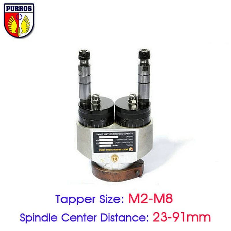 Adjustable Two Spindle Heads