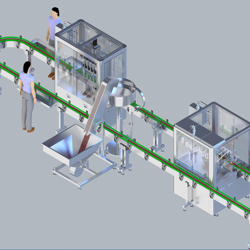 Automatic 100ml 500ml 1000ml liquid perfume alcohol wine juice cosmetic filling machine capping machine