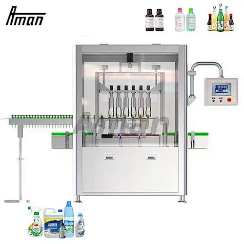 Automatic 100ml 500ml 1000ml Liquid Perfume Alcohol Wine Juice Cosmetic Filling Machine Capping Machine