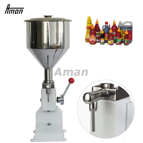 Manual Paste Filling Machine Customized Semi Automatic Manual 304 Stainless Steel Food Paste Filling Machine