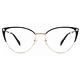 CP Optical Glasses for Men Big Frame Clear Lens without Nose Pads