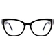 Hot-selling Cross-border Large Frame Personalized Plain Mirror Plate Sturdy and Solid Cat Eye Glasses Fashion Accessories Glasses Frame Wholesale