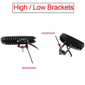 Car Truck Working LED Work Lamp 18W 6 inch 12V 24V LED Work Light Bar
