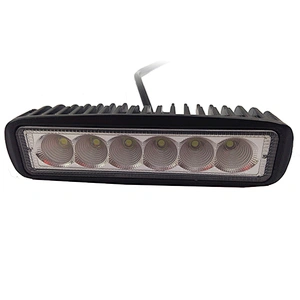 Car Truck Working LED Work Lamp 18W 6 inch 12V 24V LED Work Light Bar