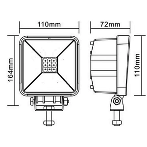 Tractors LED Headlight for Working 45W 5 inch