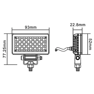 Truck LED Work Light 7W 3 Inch