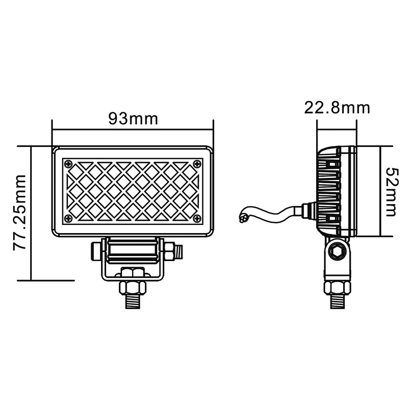 Truck LED Work Light 7W 3 Inch