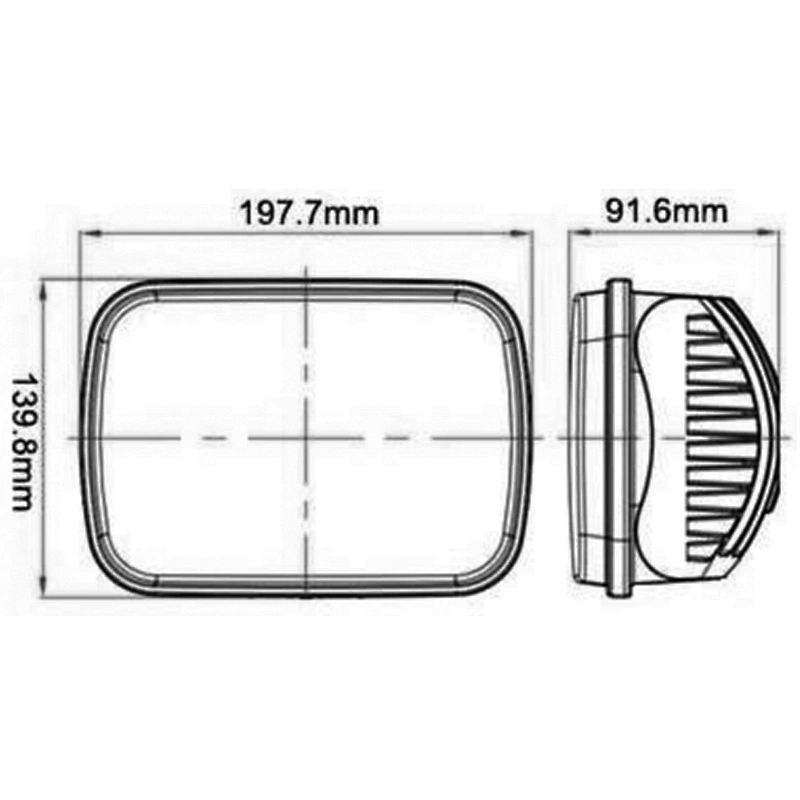 Truck LED Working Light 60W 7 Inch