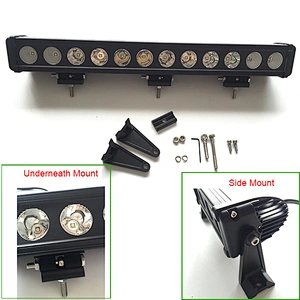 Single Row CREE 10W LED Light Bar for off road driving