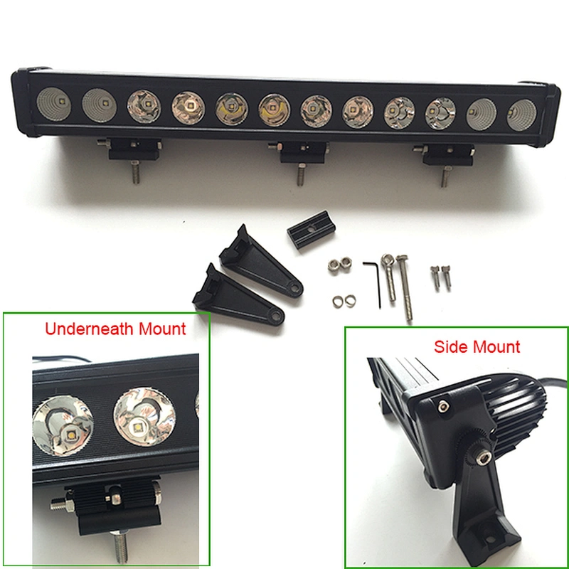 Single Row CREE 10W LED Light Bar for off road driving