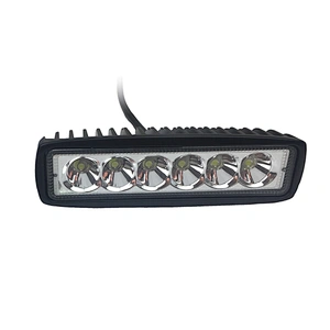 Car Truck Working LED Work Lamp 18W 6 inch 12V 24V LED Work Light Bar