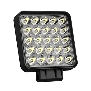 New Design LED Car Lights Square Shape 75W Cool White LED Work Lights 12-24V Waterproof 4 inch trucks work lamp