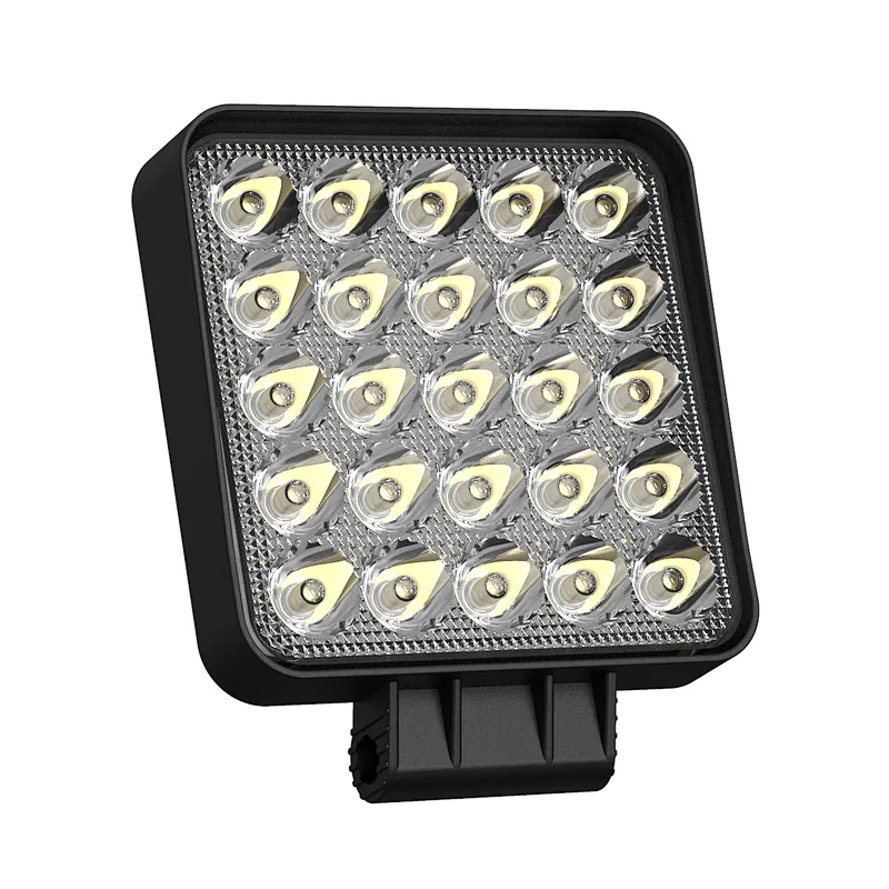 New Design LED Car Lights Square Shape 75W Cool White LED Work Lights 12-24V Waterproof 4 inch trucks work lamp