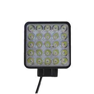 New Design LED Car Lights Square Shape 75W Cool White LED Work Lights 12-24V Waterproof 4 inch trucks work lamp