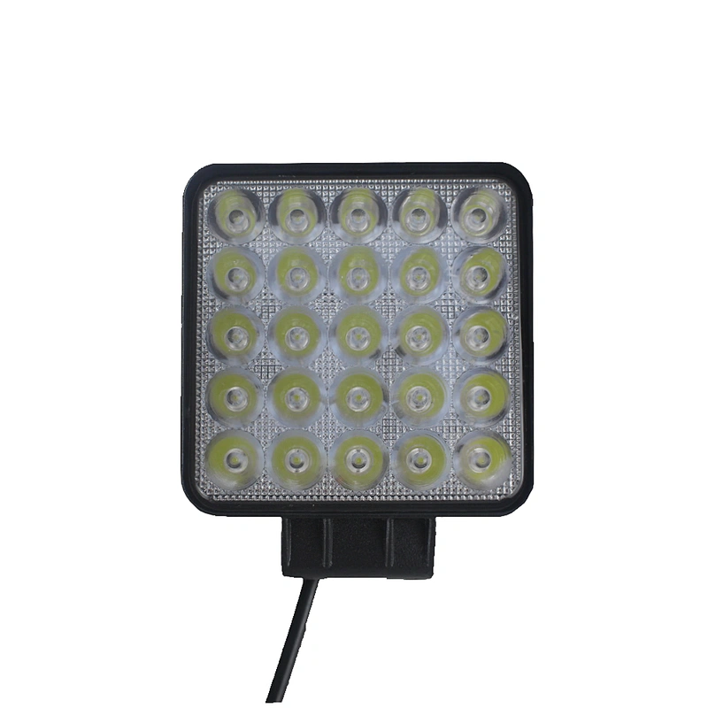 New Design LED Car Lights Square Shape 75W Cool White LED Work Lights 12-24V Waterproof 4 inch trucks work lamp