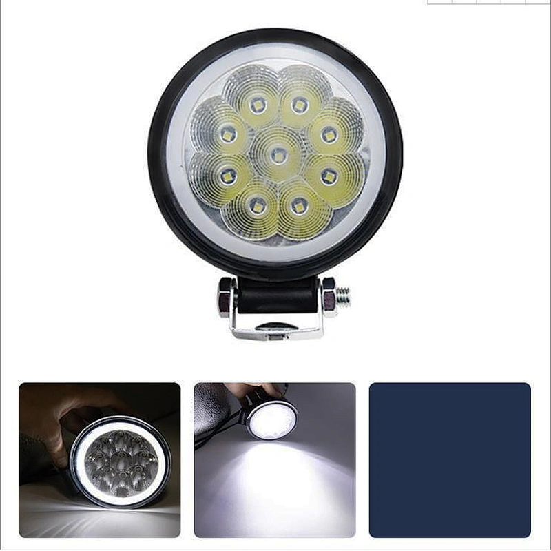4 inch New high-power 27W work lights with DRL led car off-road vehicle lights working machinery installation lights