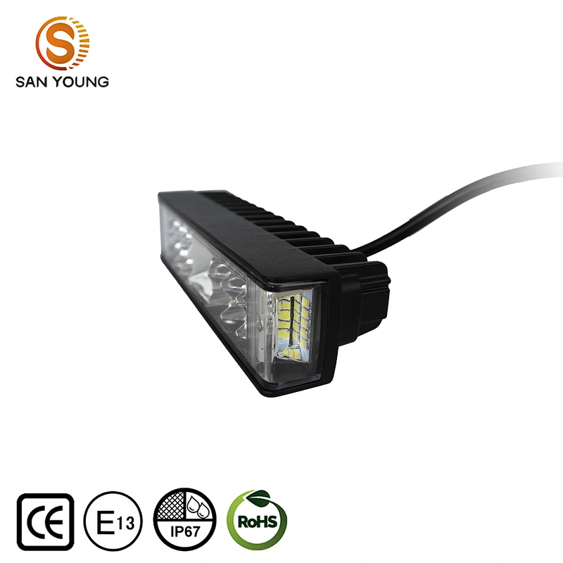 New Trend side shooter LED light bar for 6 inch trucks LED work light bar 100W trucks pods light bar