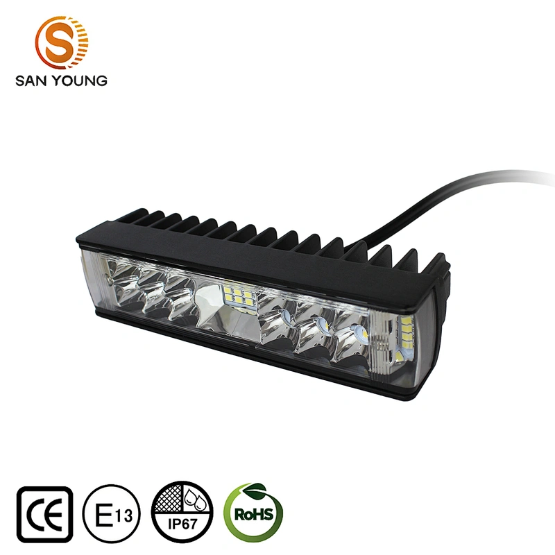 New Trend side shooter LED light bar for 6 inch trucks LED work light bar 100W trucks pods light bar