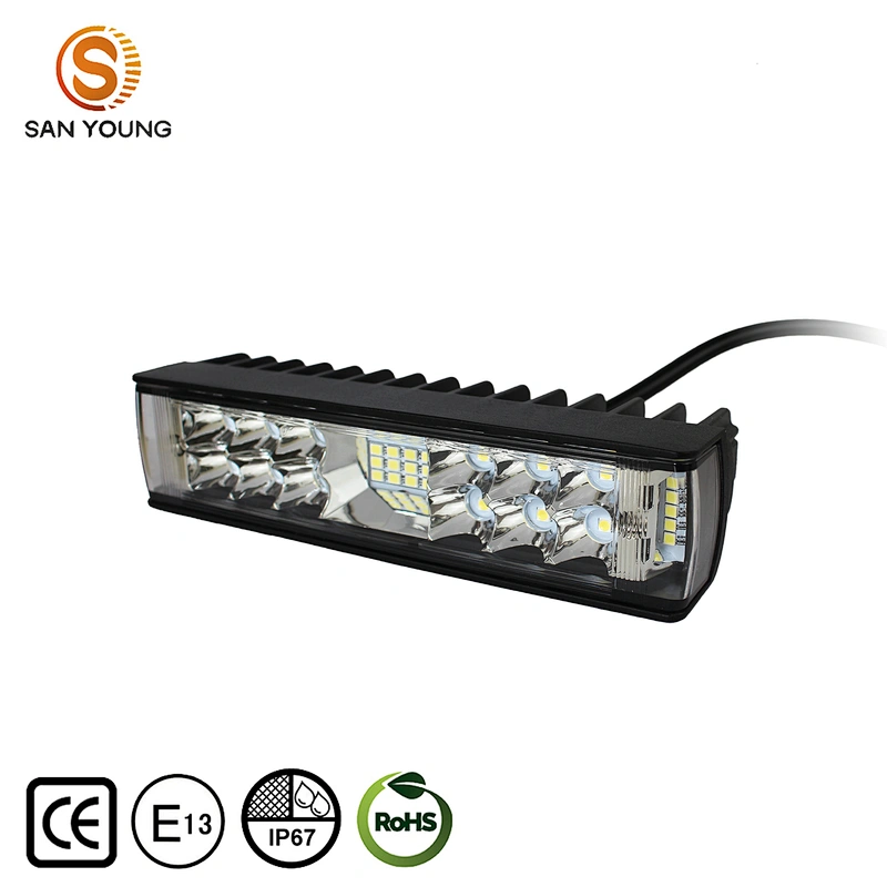 New Trend side shooter LED light bar for 6 inch trucks LED work light bar 100W trucks pods light bar