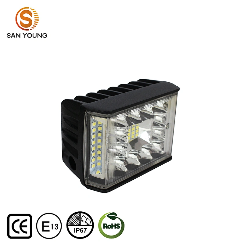 2021 New Design 4 inch Side Shooter Beam 120W LED work light Off-road driving light for trucks motorcycle faro led spotlights