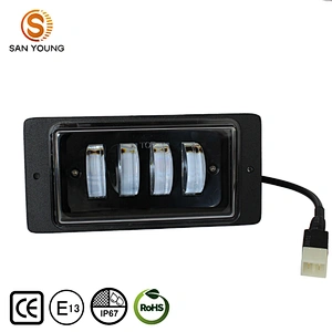 7 inch trucks LED Fog Light Driving/Rear Light with DRL Fog lamp 40W headlamp with daily lamp aperture DRL work light 12V-24V