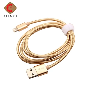 Best Seller 1M Fast Charging Fabric Nylon Braided USB Data Cable For Iphone Charger