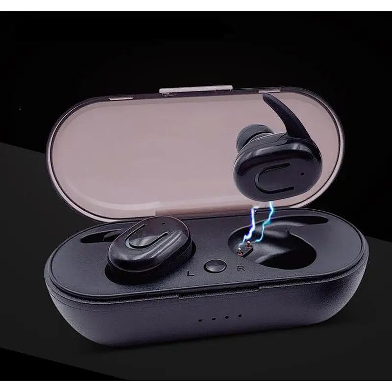 Handsfree TWS Ture Wireless Stereo Deep Bass Hifi Sport Earbuds Gaming Headset Music Headphones Blue tooth 5.0 Earphone