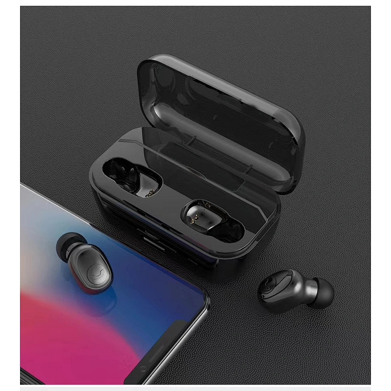 2019 latest super power 2200mAh TWS wireless earbuds portable mini sports earphone headphone earpones with charging case