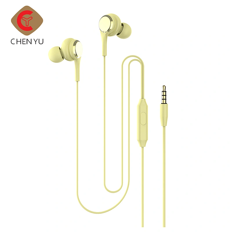 Mic+volume mobile phone 3.5mm jack wired earphone hand free earbuds for iphone earphone for apple earphone