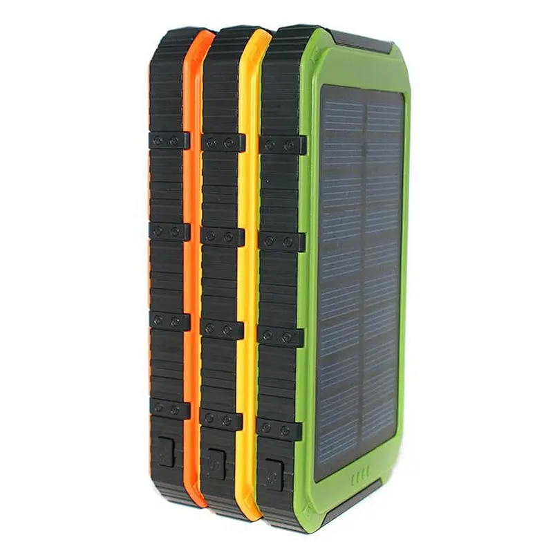 Portable Charger, 8000mah Solar Panel Charger Power Bank with Fast Technology for Iphone