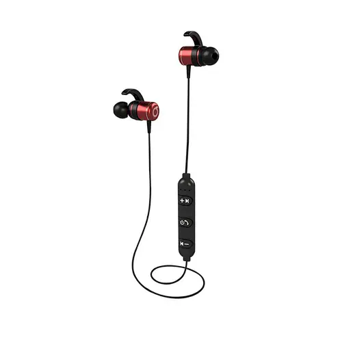 Wireless Earphones Shipping From Stock, Magnetic Wireless Earbud Built-in Mic Sport Sweatproof Earpiece