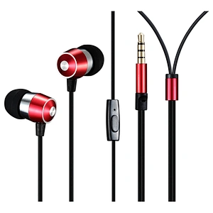 factory price noise isolating metal earphones wired headphone for cell phone and tablets