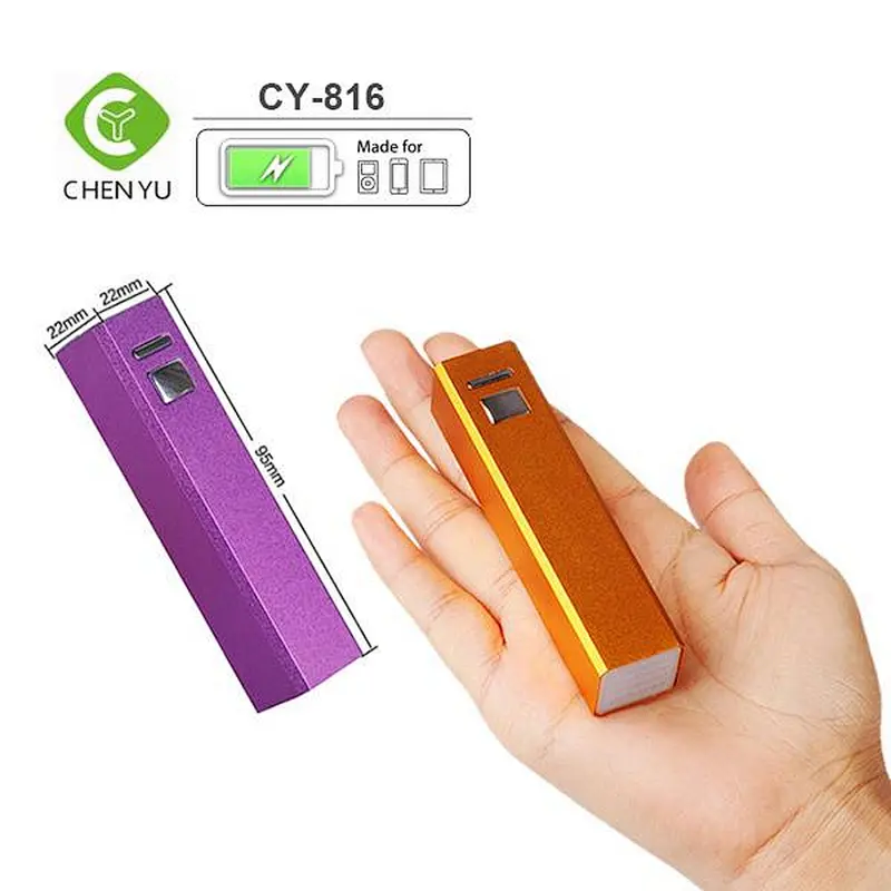 2600mAh Slim Mobile Universal External Mini Portable Power Banks