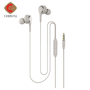 Mic+volume mobile phone 3.5mm jack wired earphone hand free earbuds for iphone earphone for apple earphone