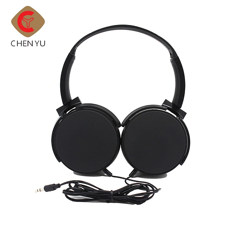 promotion portable noise cancelling big headset wired custom headphone
