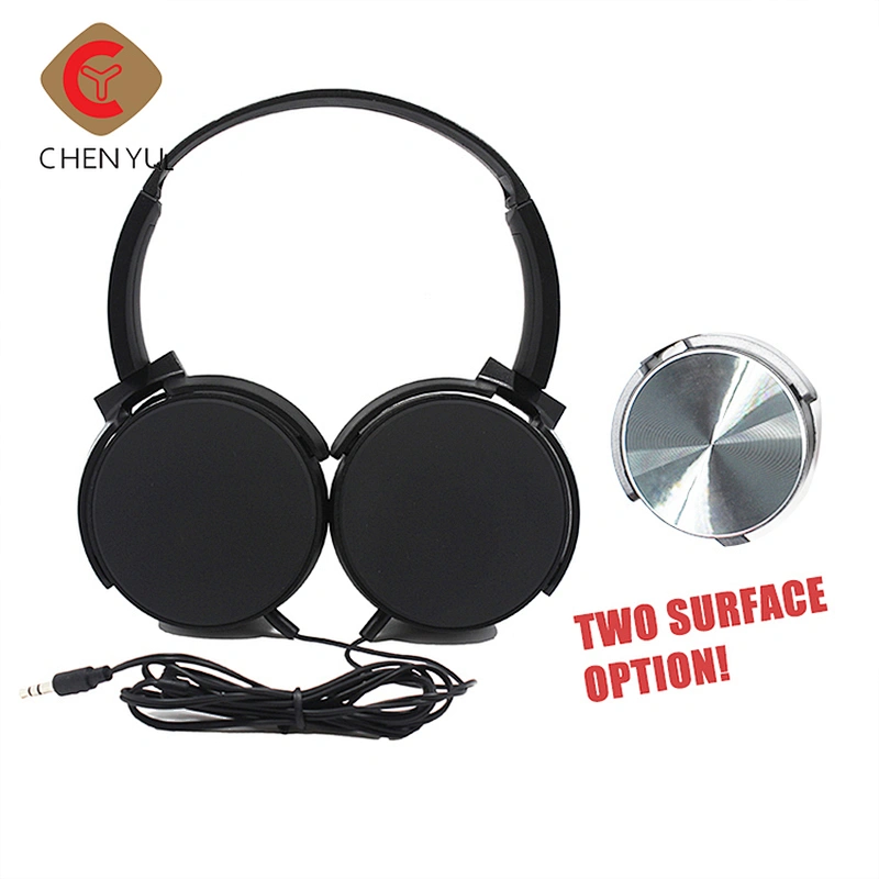 promotion portable noise cancelling big headset wired custom headphone