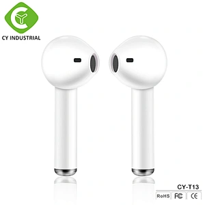 Stylish in-ear true wireless earbuds with charging volume for Apple iPhone 8, X, 7, 6s, 6