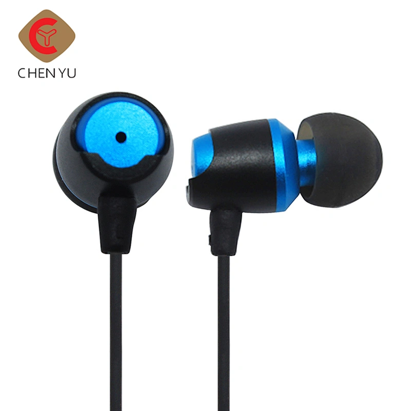 High performance ear wired stereo headphone wired earbuds earphones with mic volume control