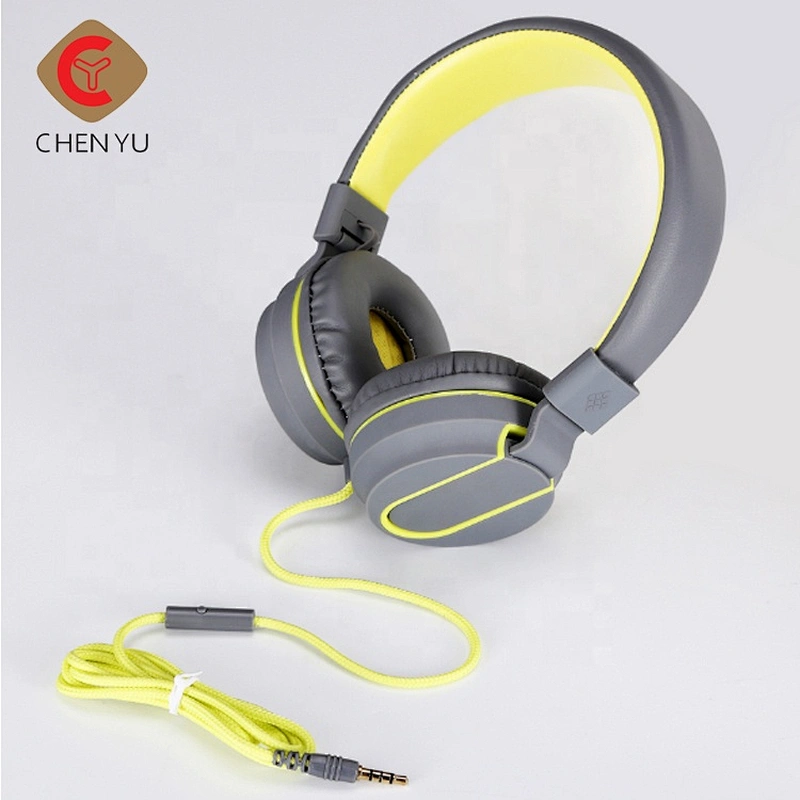 Fashionable folding earphones wired headphone with microphone