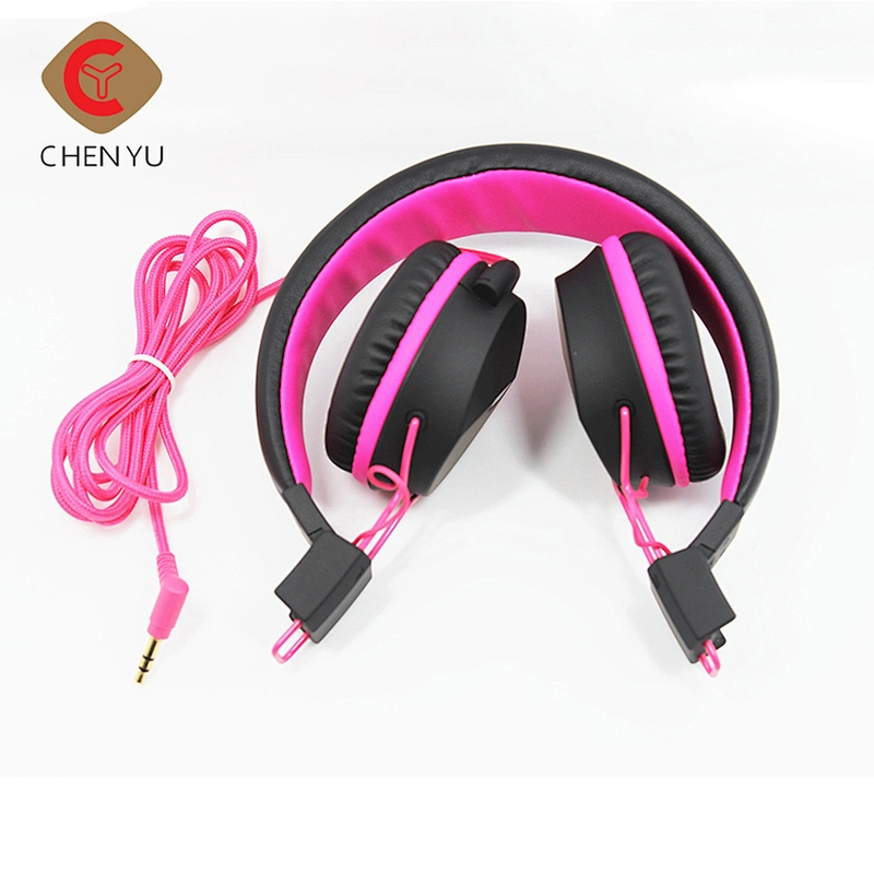 cheap fashion durable gaming headset adjustable 40mm wired earphones with microphone