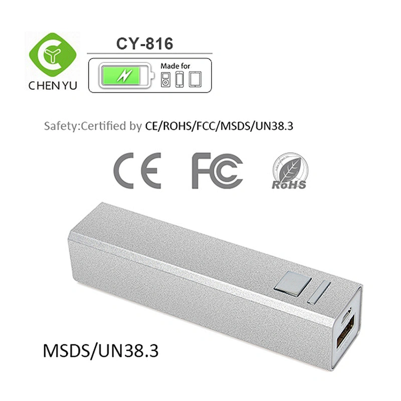 2600mAh Slim Mobile Universal External Mini Portable Power Banks