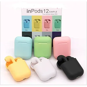 inpods 12 tws earphone waterproof earbuds Inpods 12 Wireless Earbuds Touch Control Tws Earphone 5.0