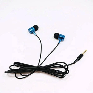 OEM logo brands dual mental headphone in-ear earphone 3.5mm wired stereo mini earphone with mic