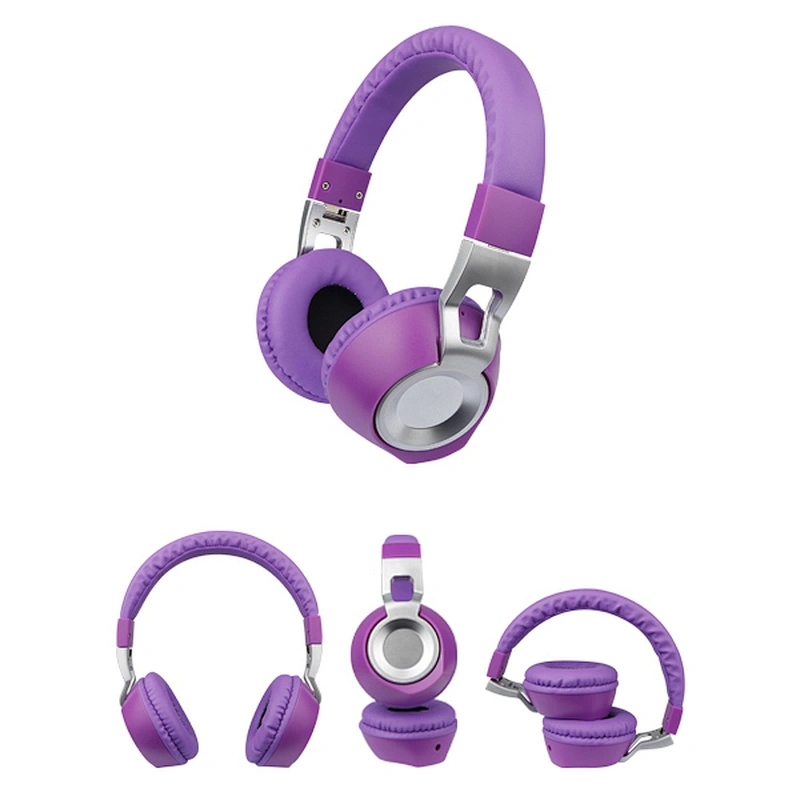 Lightweight foldable mobile earphone headphones with microphone and volume control